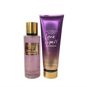 Shimmer Love Spell body spray and body lotion brand new never used